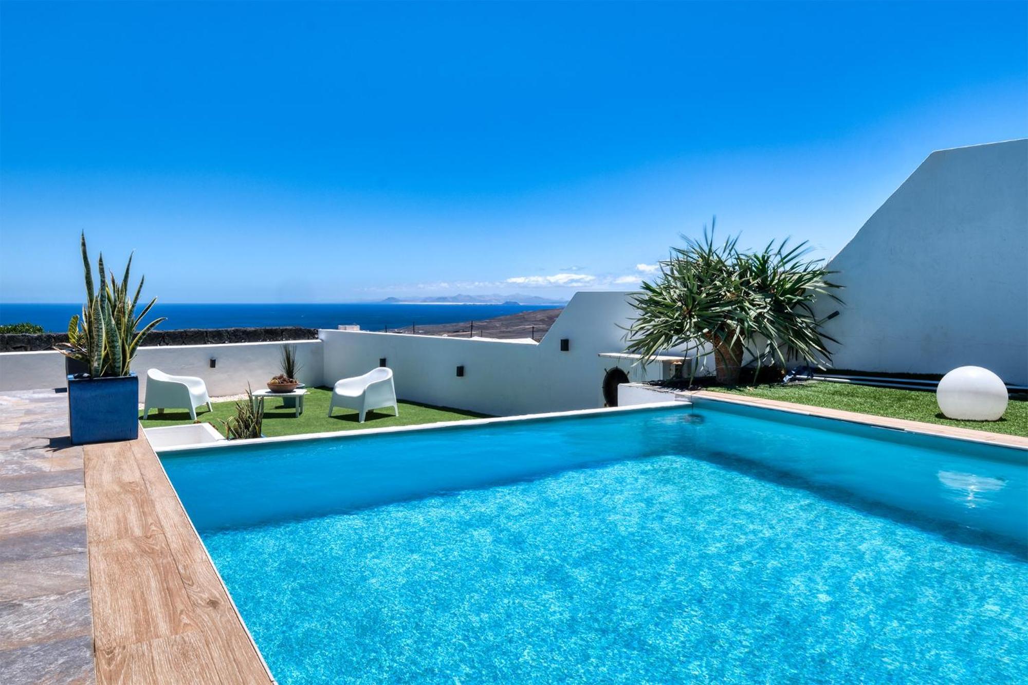 Villa Macher Piscina Y Bar Piscina Тіас Екстер'єр фото