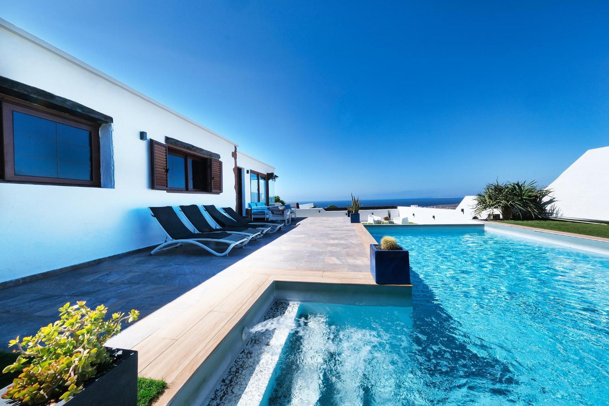 Villa Macher Piscina Y Bar Piscina Тіас Екстер'єр фото